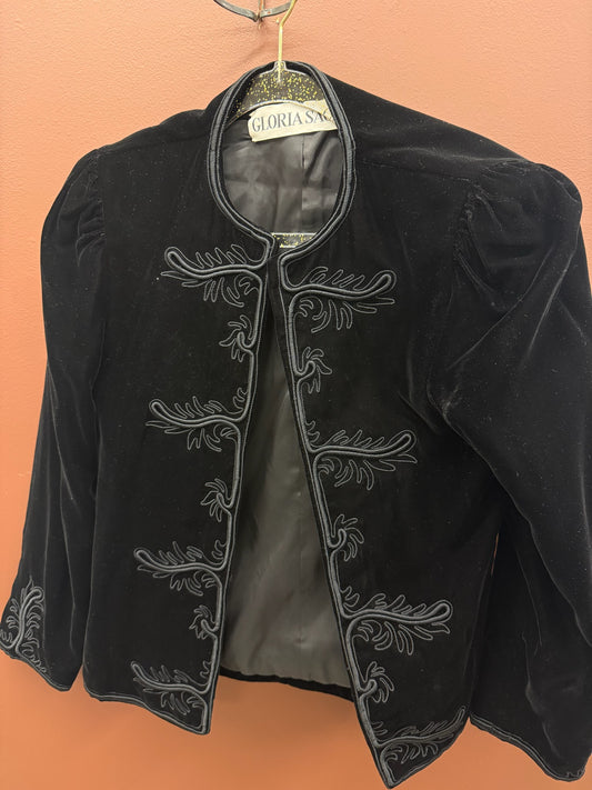 Vintage Gloria Sachs Velvet Jacket