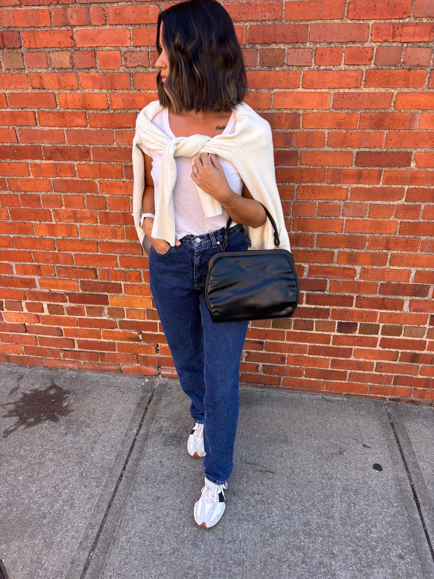 Ivory Button Cardigan