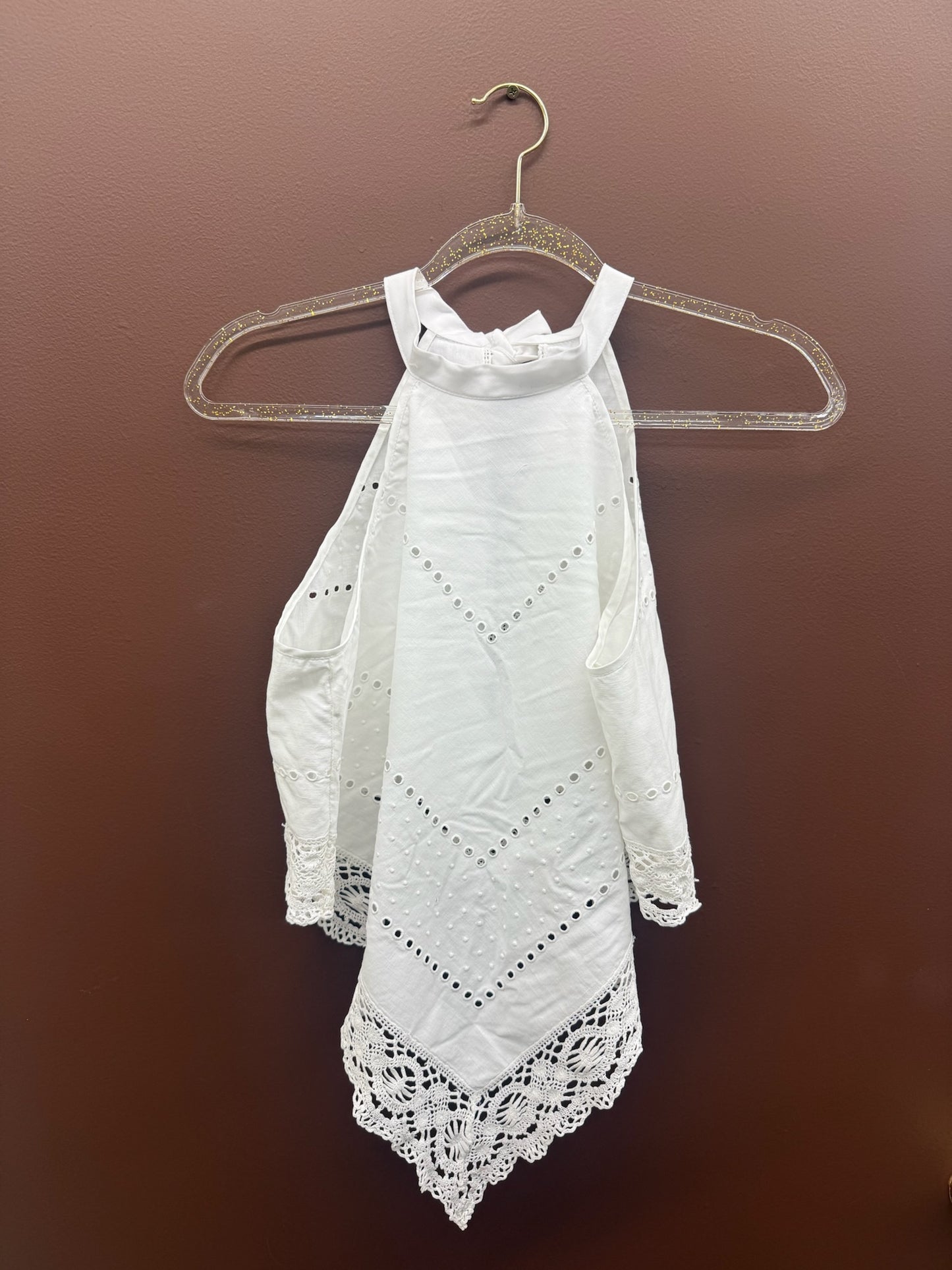 Handmade Lace Handkerchief Top