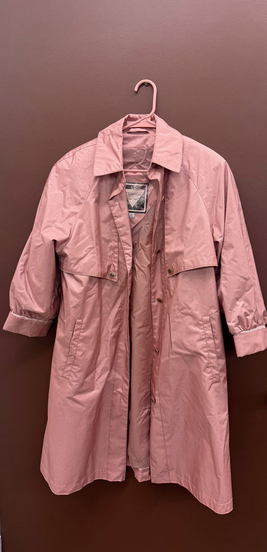 Dusty Pink Rain Coat