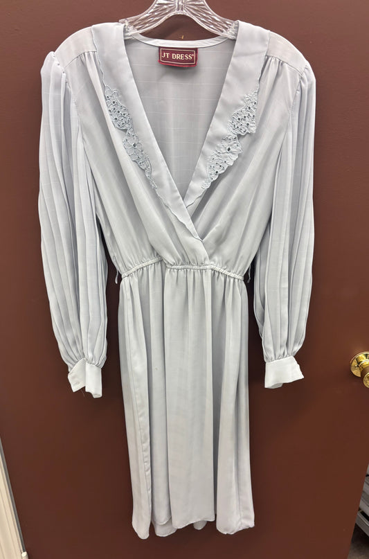 80’s Dove Grey Dress