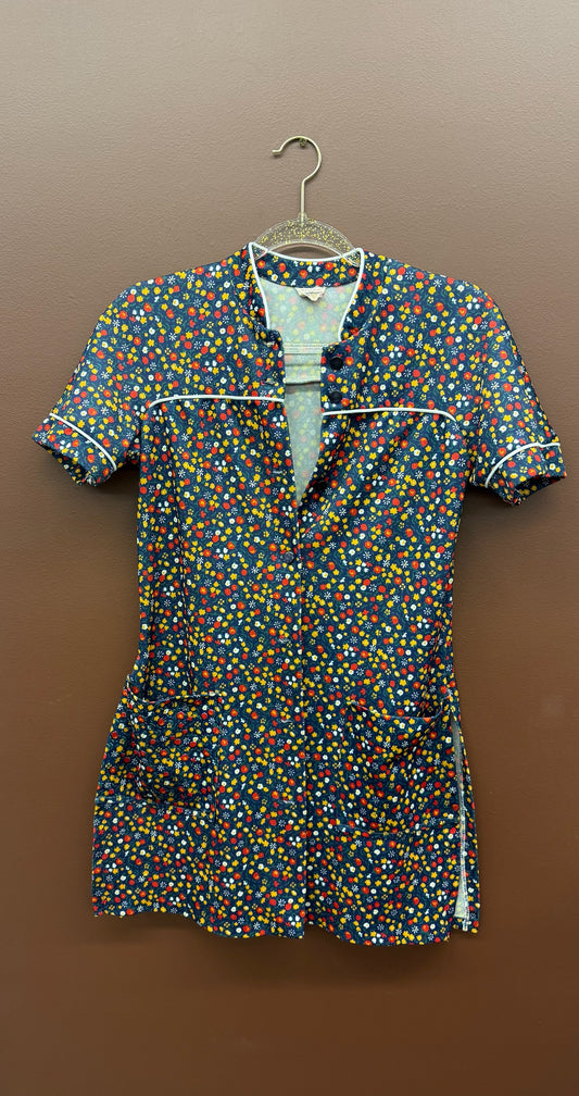 1970’s Vintage Scrub/Smock Top