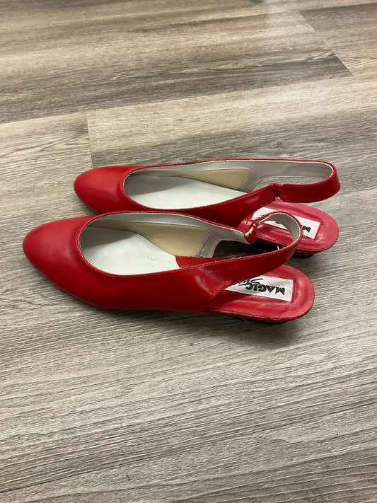 80’s Red Slingbacks
