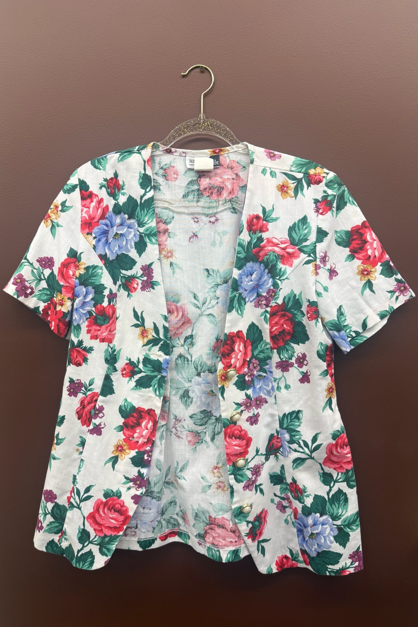 Short Sleeve Floral Top