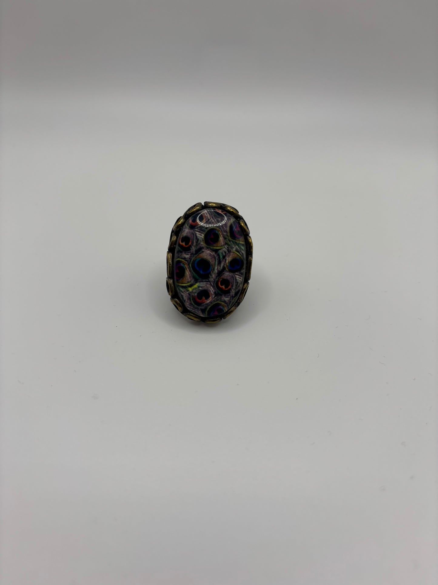Chunky Peacock Ring
