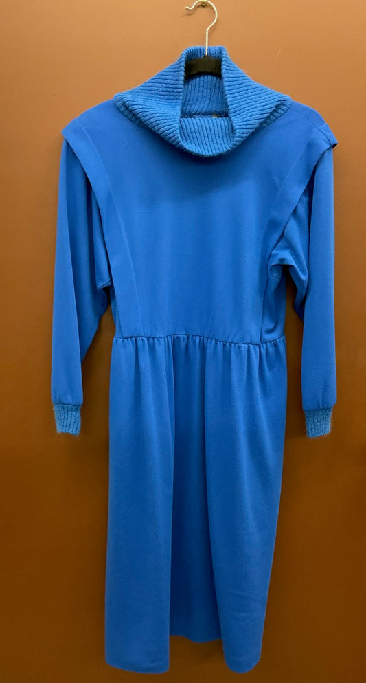 Cobalt Blue Sweater Dress