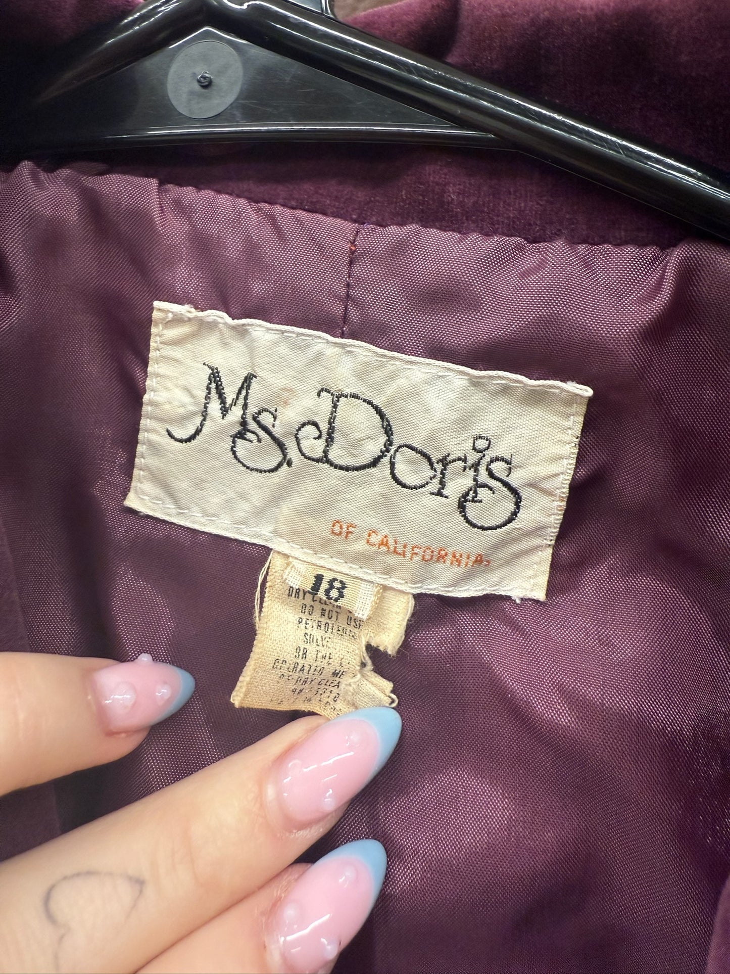 Purple Corduroy Blazer