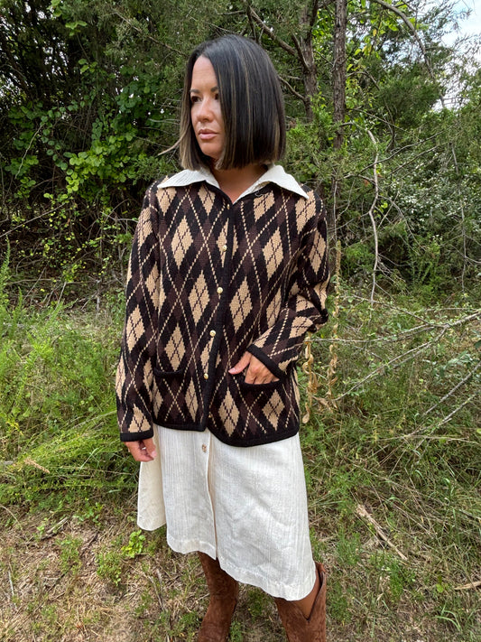 Y2K Posh Mom Cardigan
