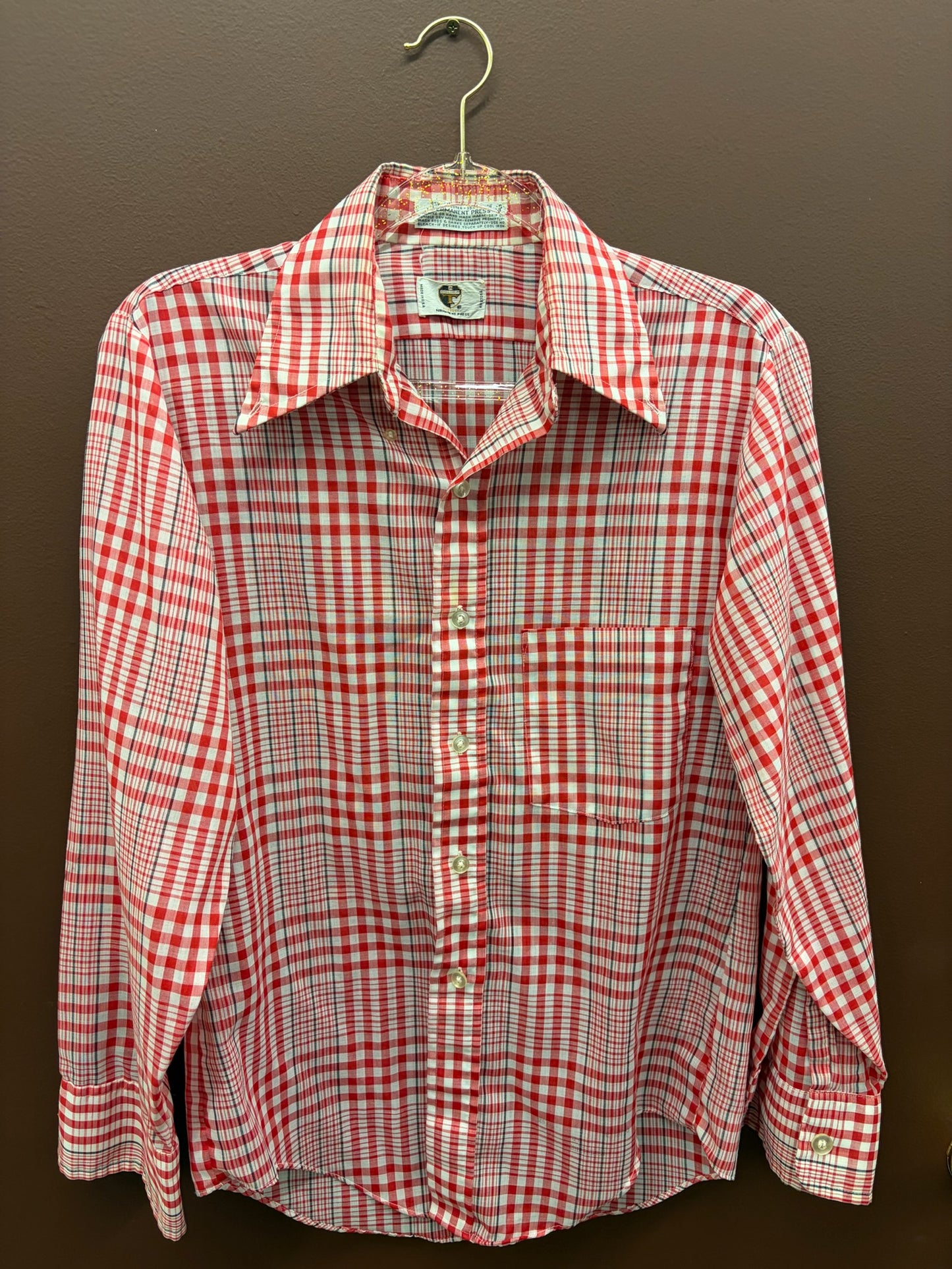 Permanent Press Red Plaid