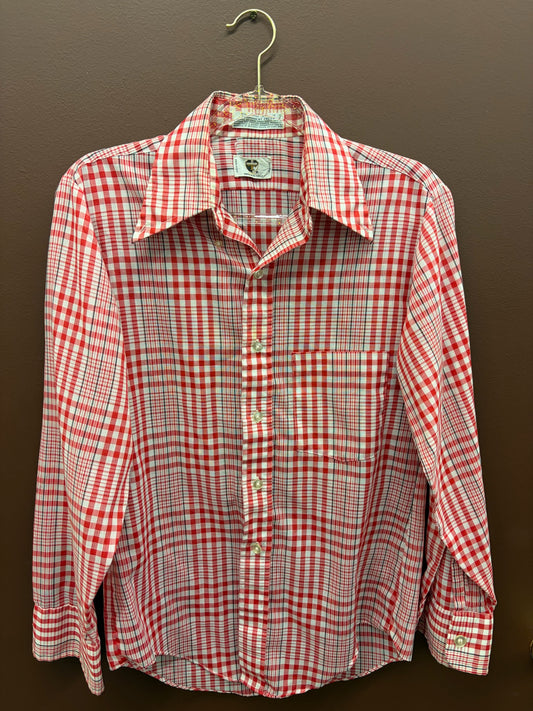 Permanent Press Red Plaid