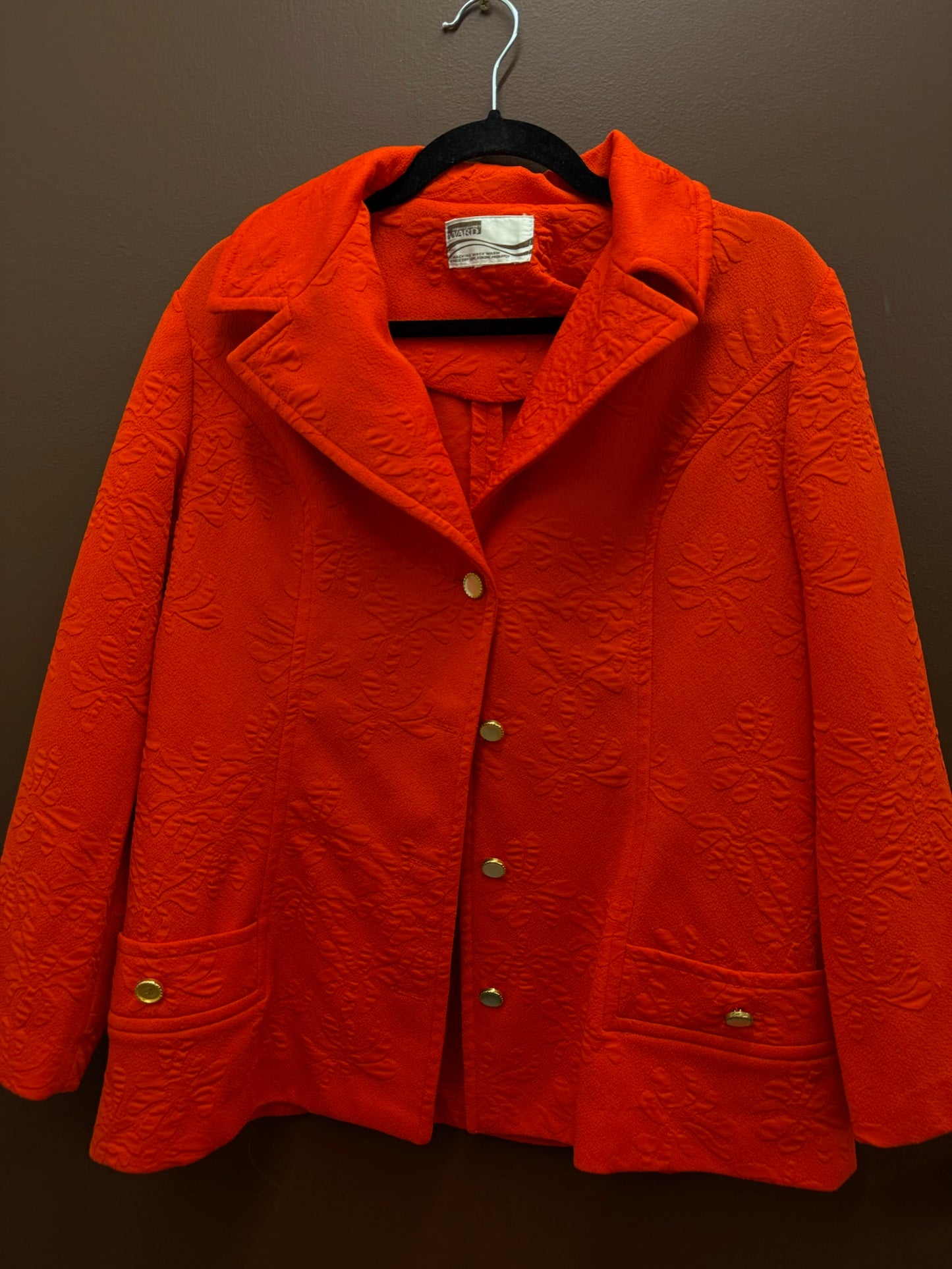 Red Embossed Jacket