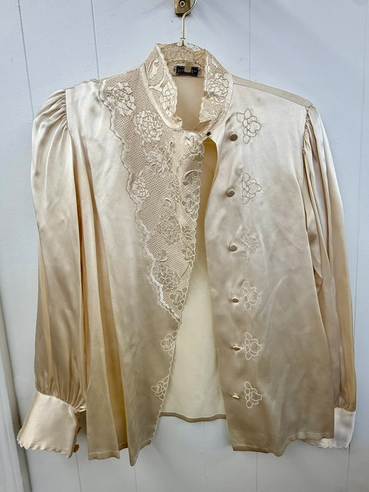 Saks Fifth Avenue Ivory Lace Blouse