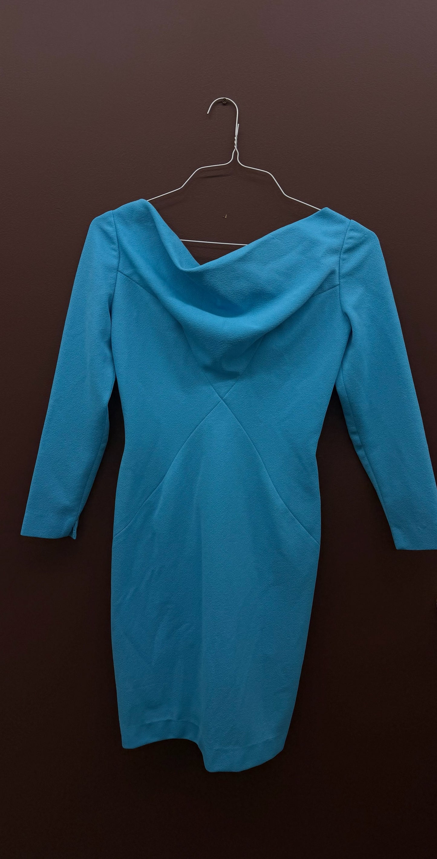 Teal Blue Pencil Dress