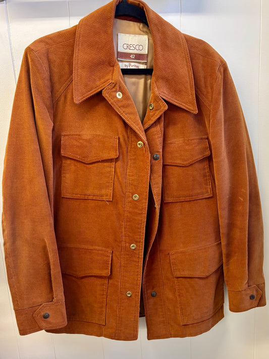 Rust Corduroy Sport Coat