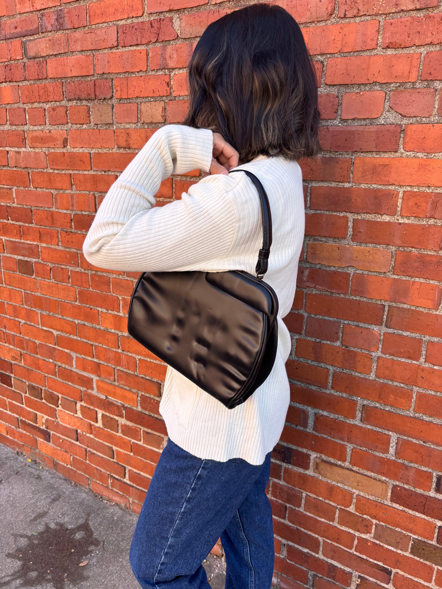 Italian Leather Vintage Handbag