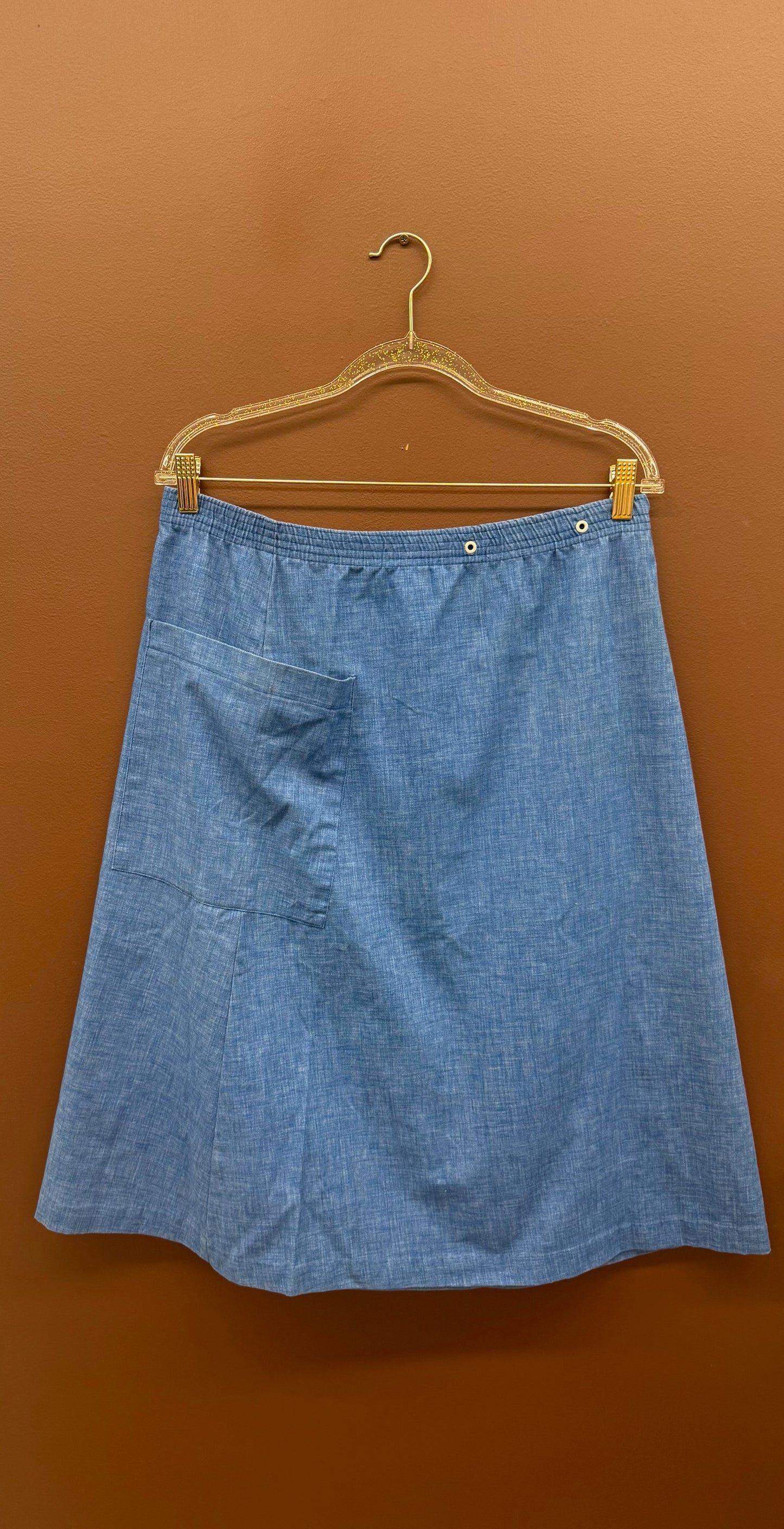 Made in the USA Chambray Skirt