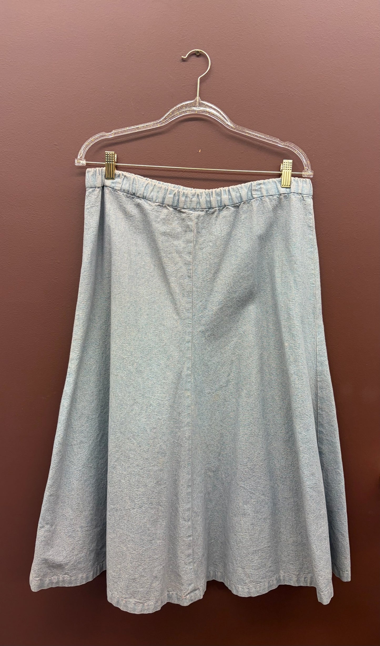 Chambray Circle Skirt