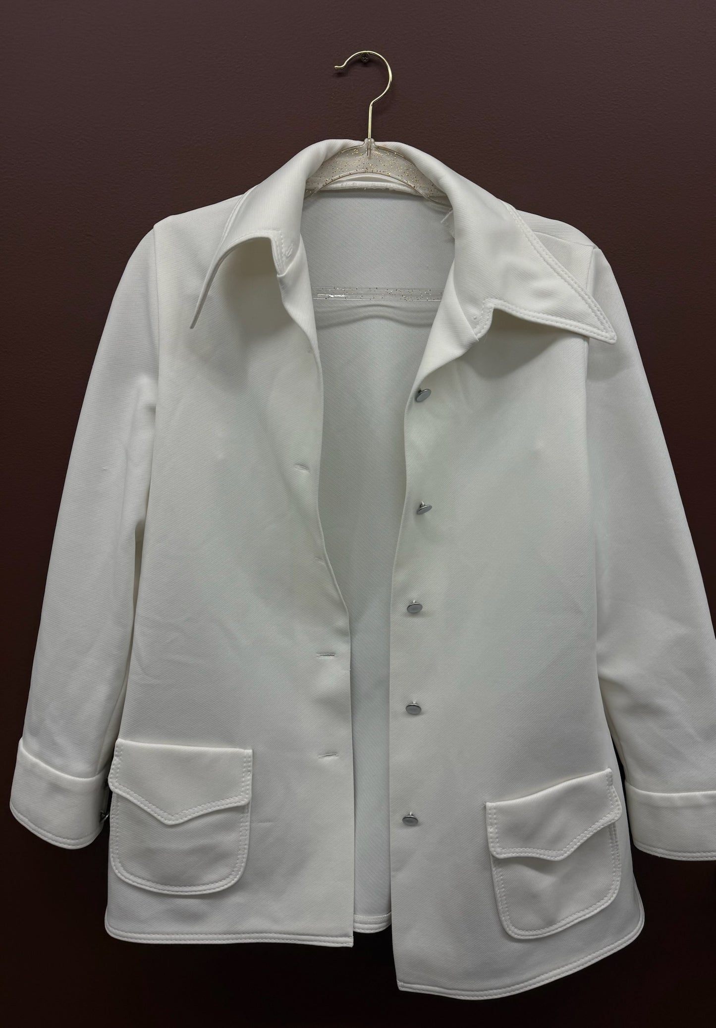 70’s White Lightweight Jacket Top