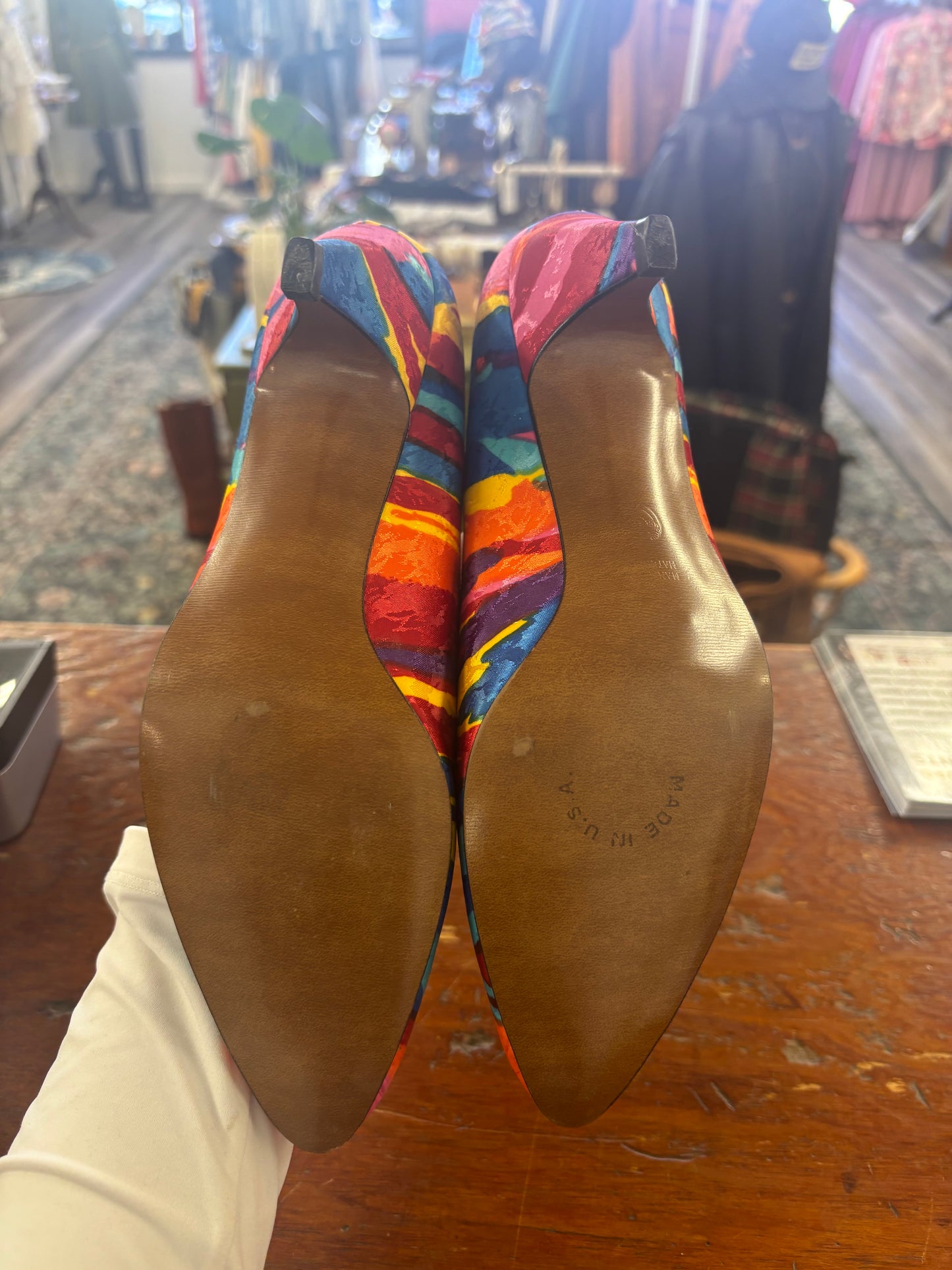 Abstract Rainbow Heels