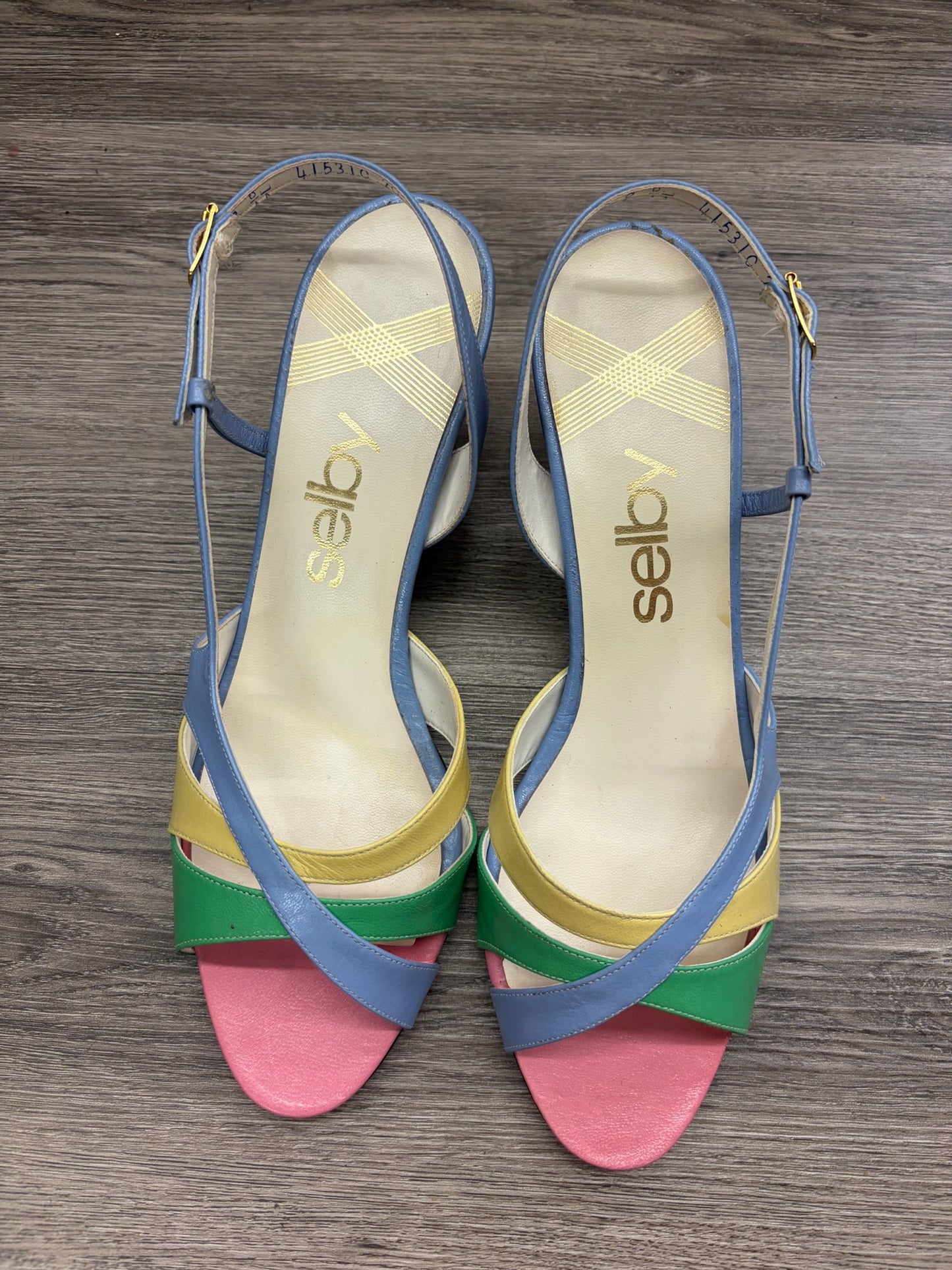 Strappy Colorblock Heels
