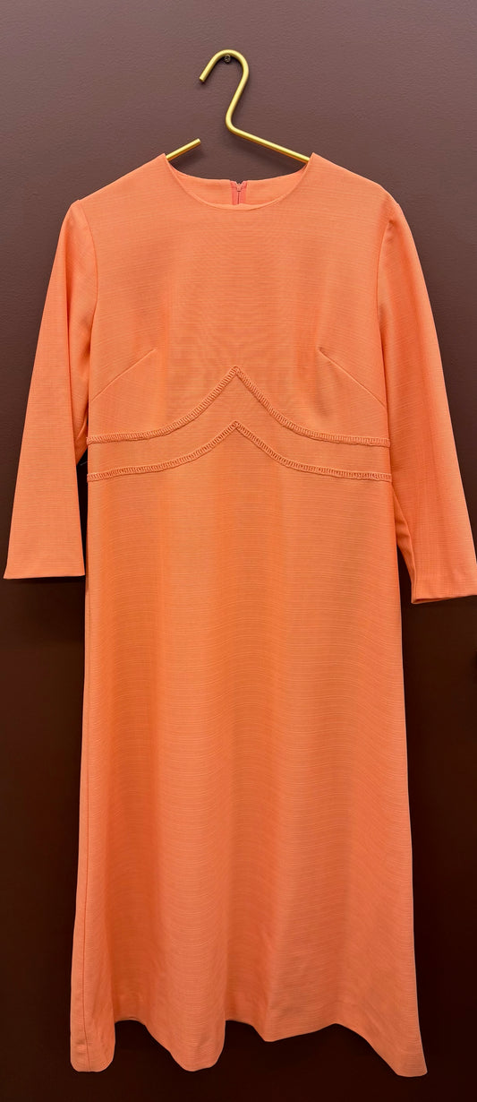 1970’s Tangerine Dress