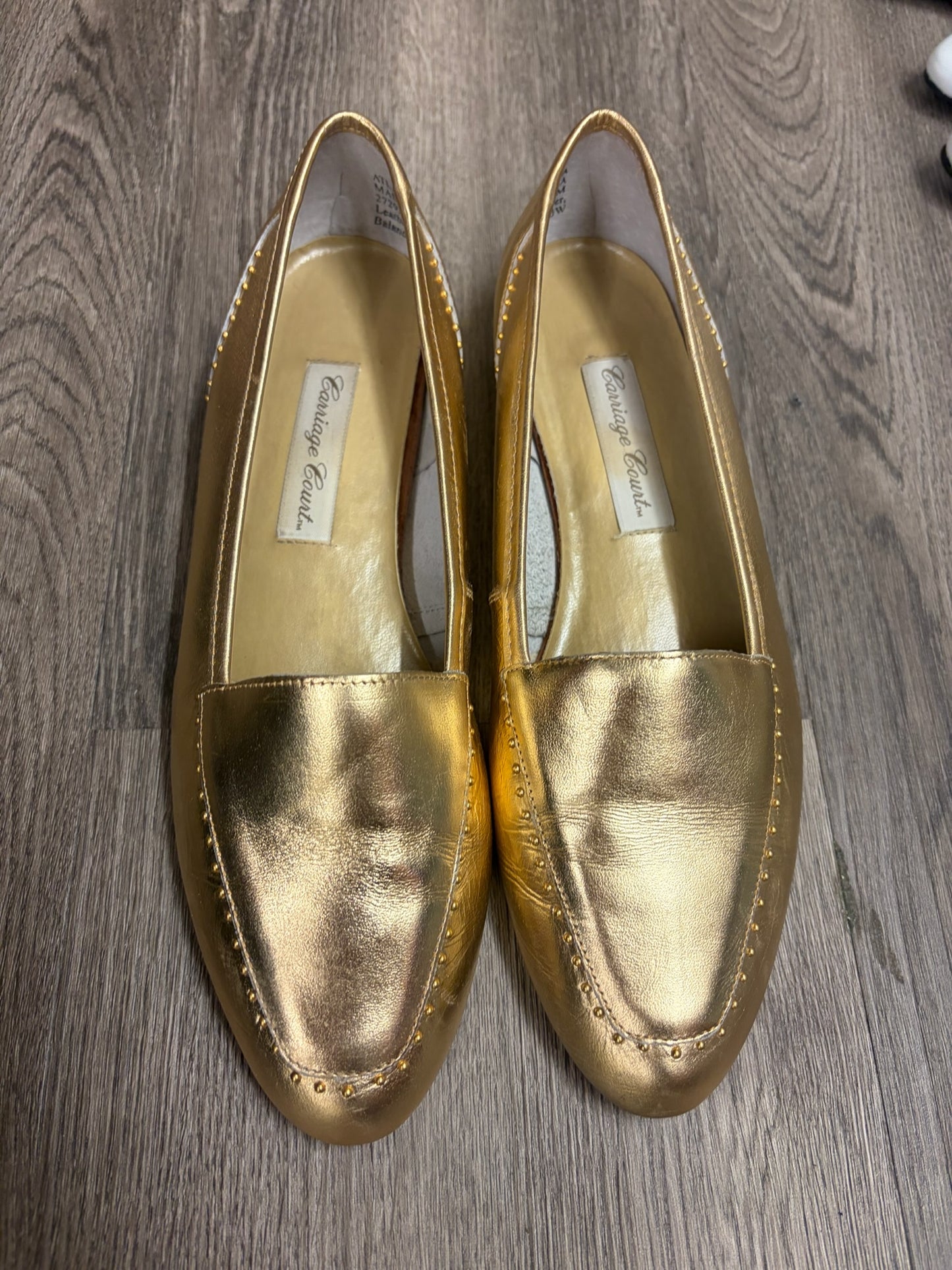 Gold Loafers