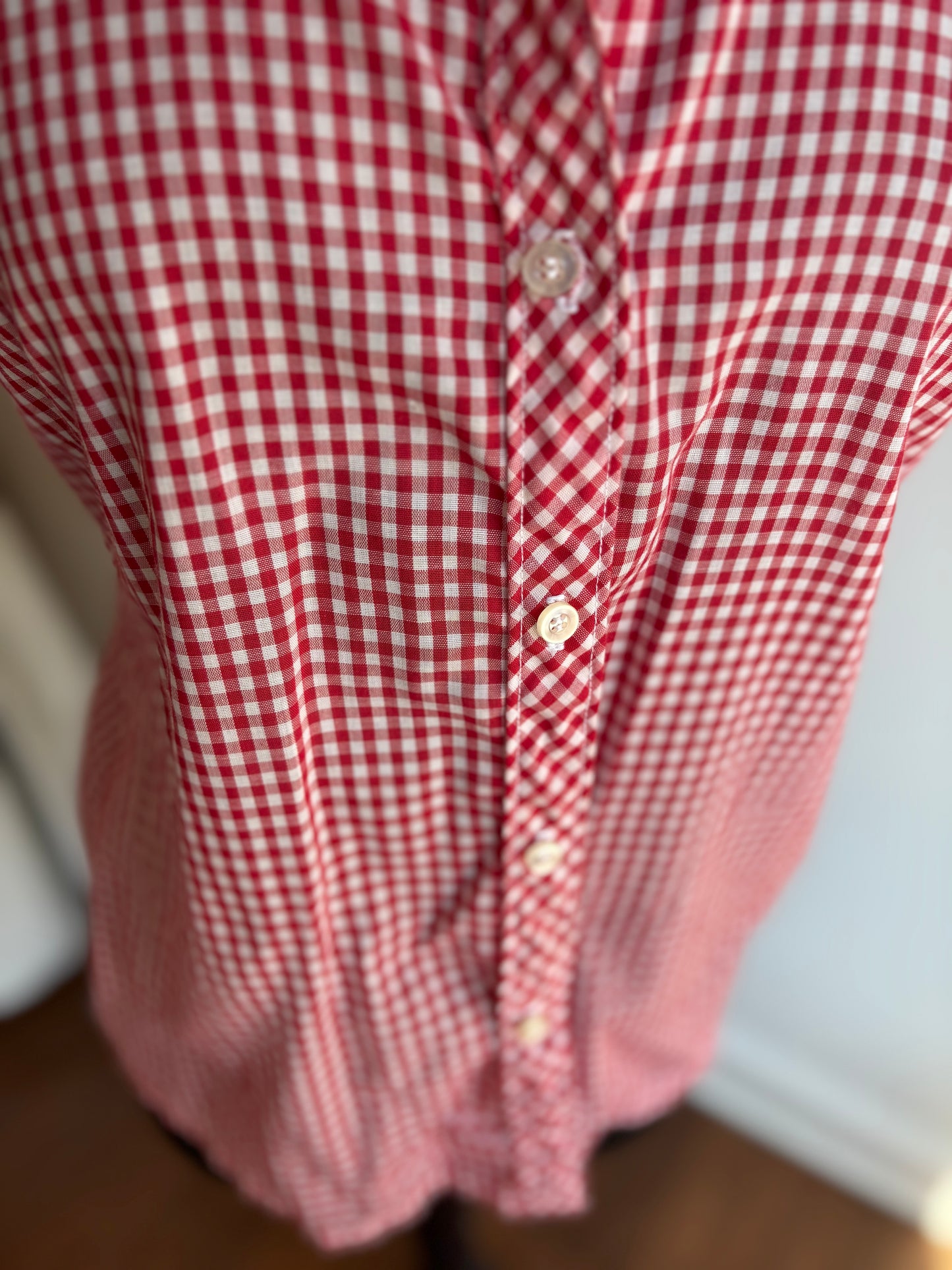 Sears 1970s Gingham Shirt