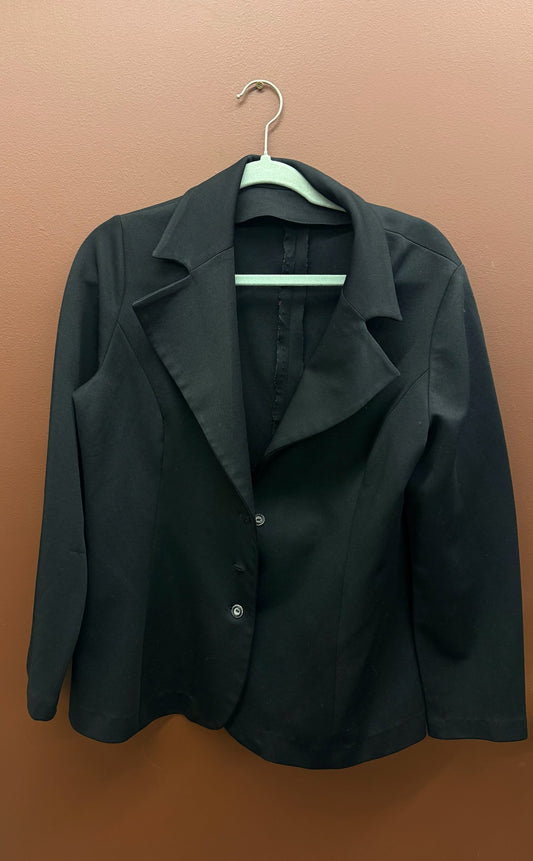 Black Boxy Blazer