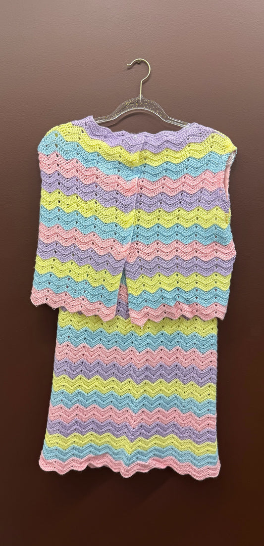 2 Piece Handmade Crotchet Easter Set