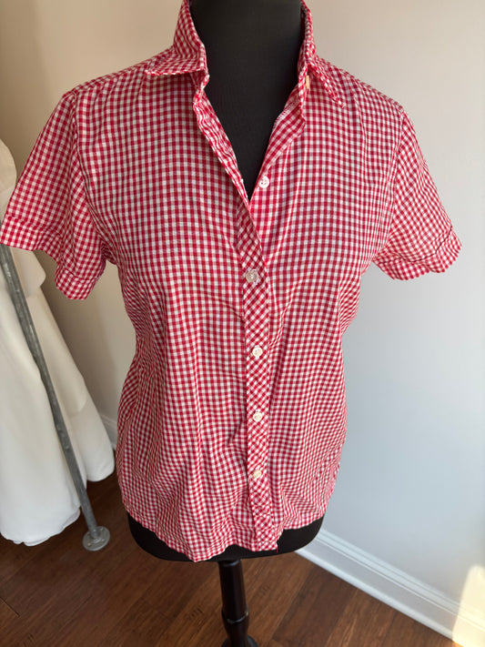 Sears 1970s Gingham Shirt