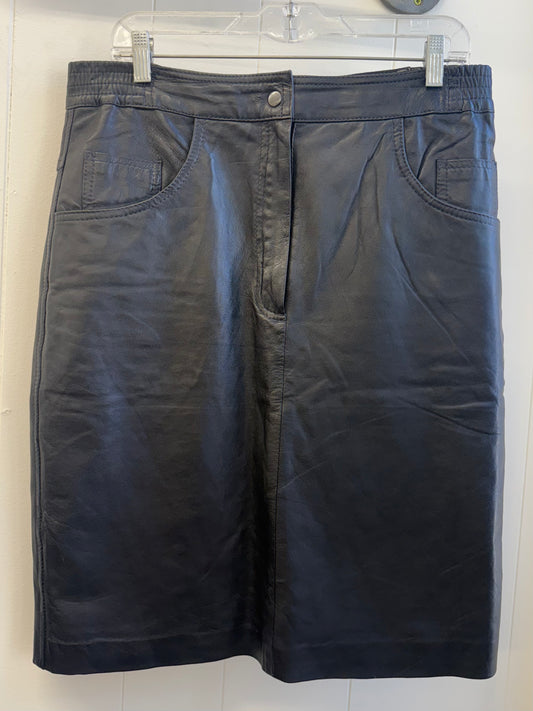 Leather Pencil Skirt