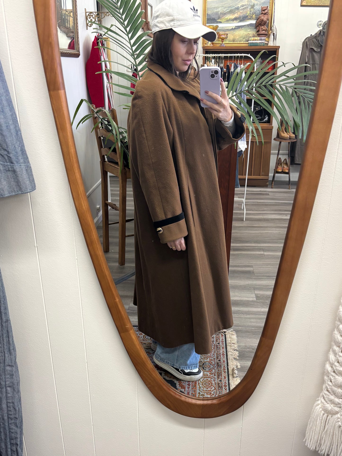 Wool Blend Russian Swing Coat