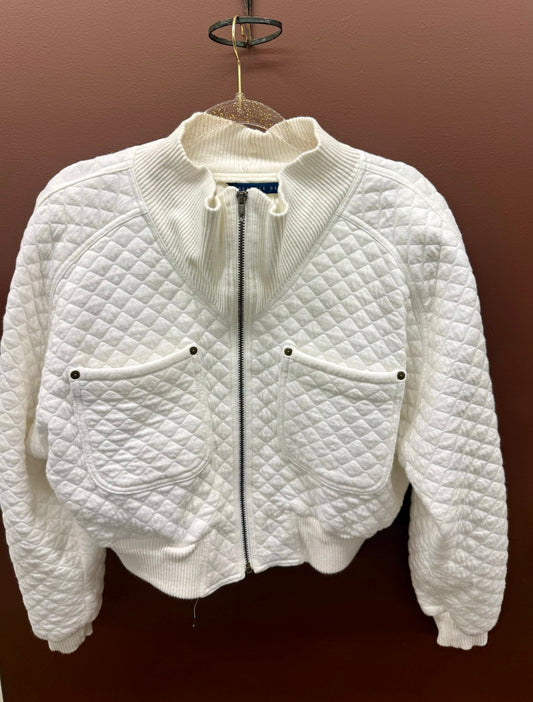 White Quilted Jacket