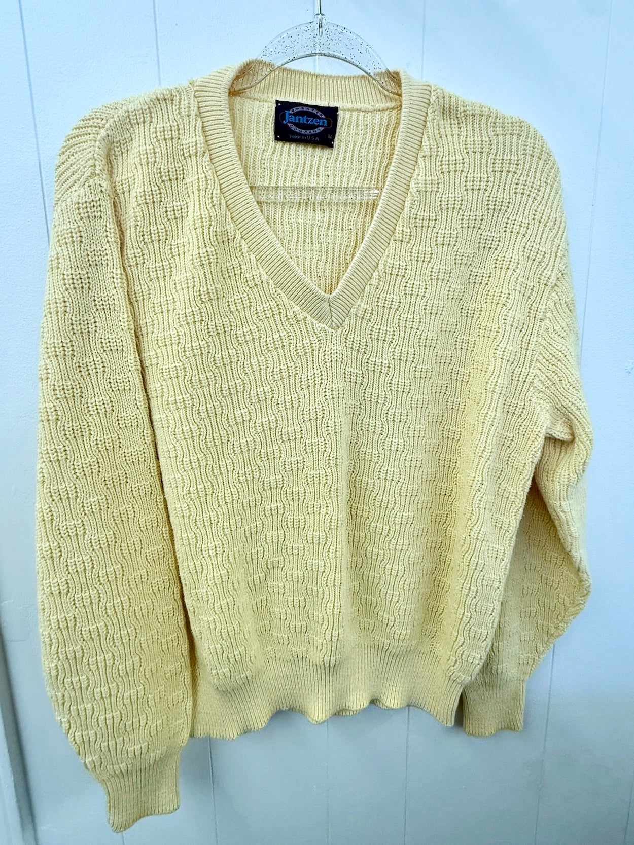 Yellow V-Neck Sweater