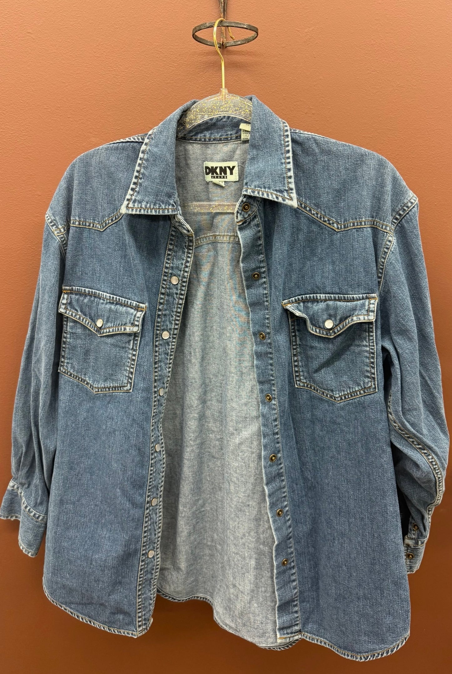 Vintage DKNY Denim Button Up