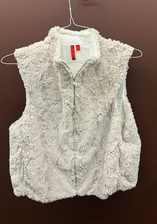 Faux Fur Ivory Vest
