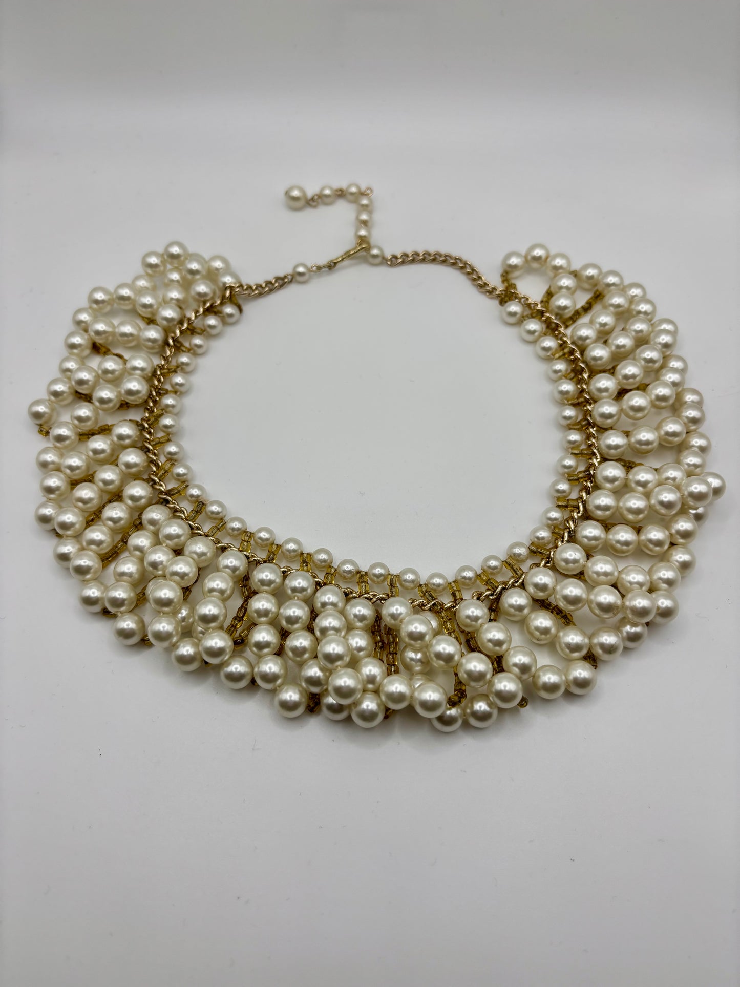 Vintage Pearl Collar Choker