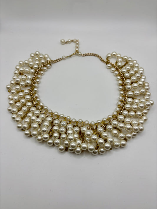 Vintage Pearl Collar Choker