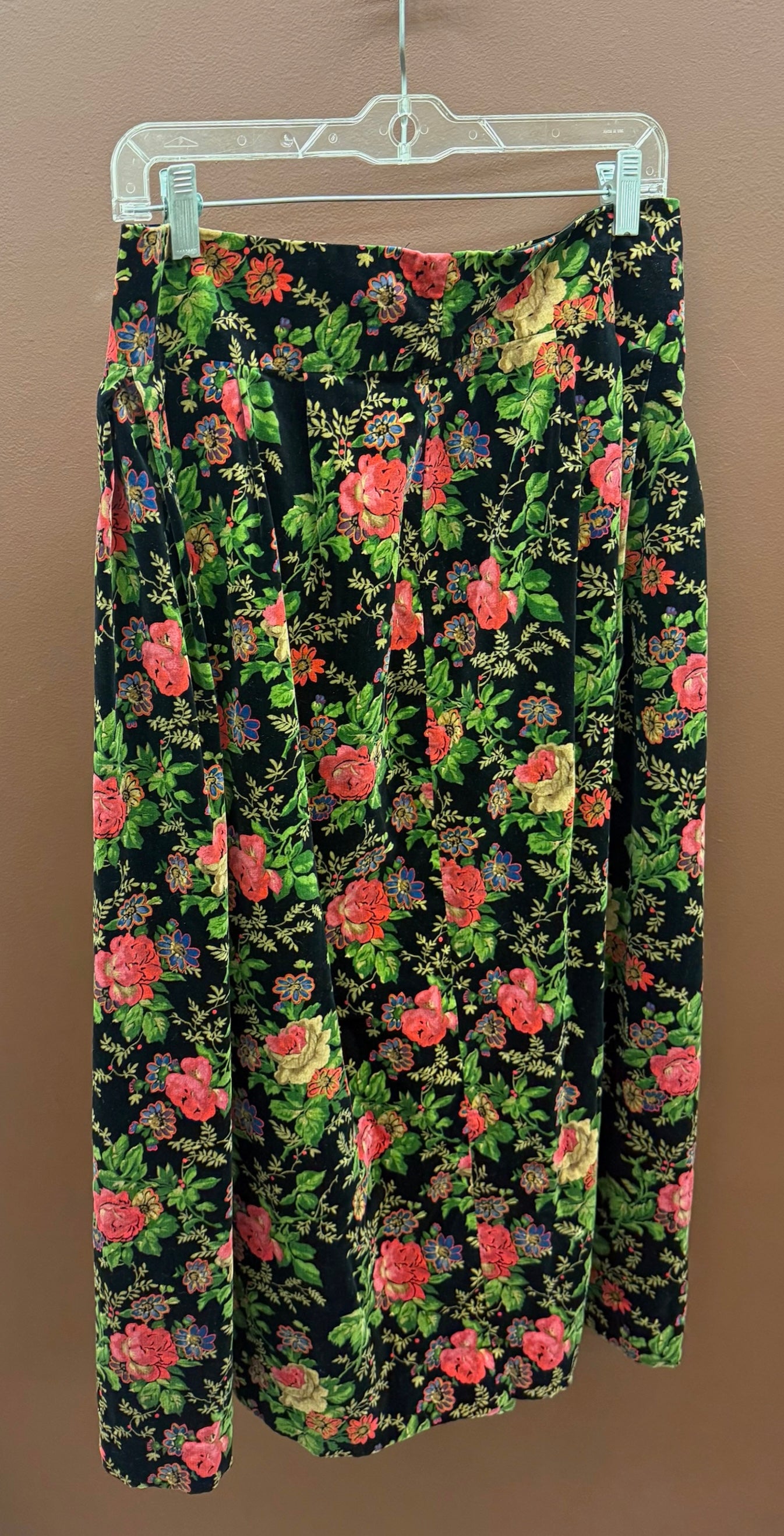 Vintage Herman Geist Velvet Skirt