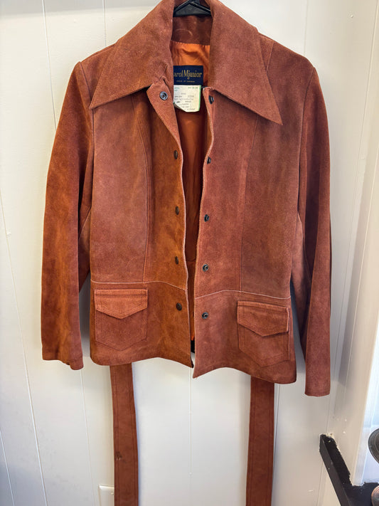 Authentic Camel Suede Jacket