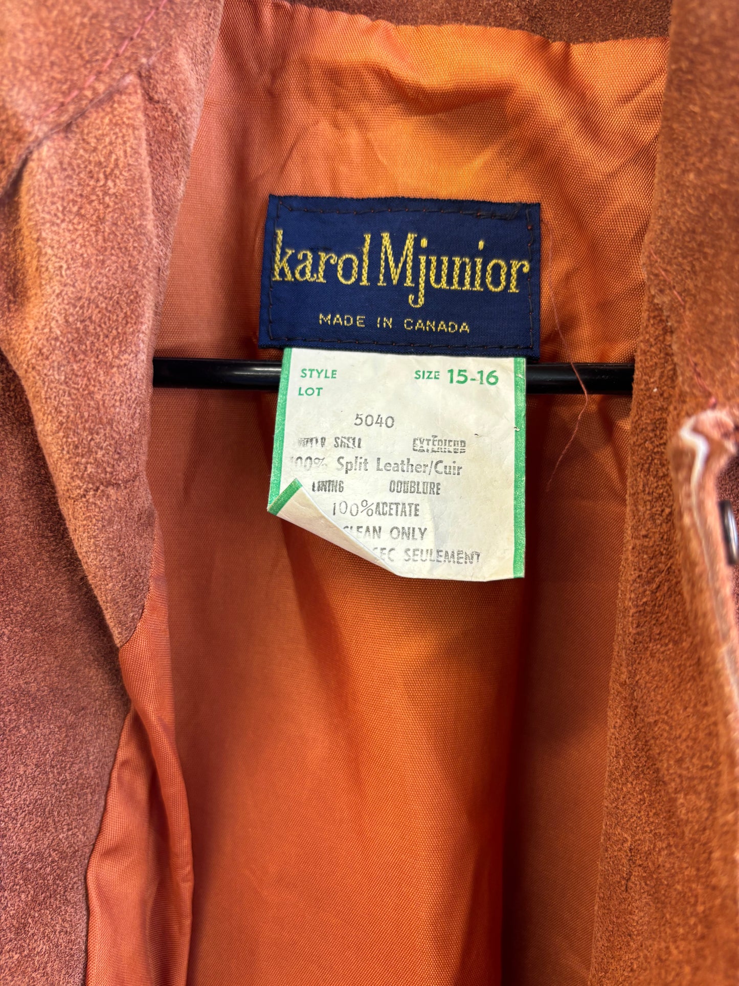 Authentic Camel Suede Jacket