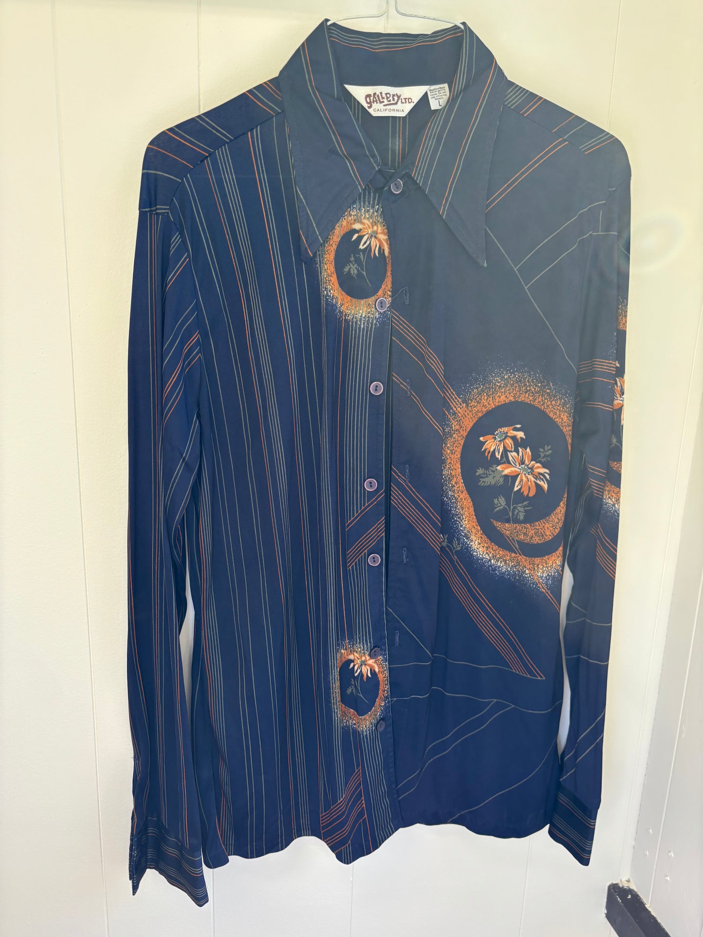 Disco Top - Navy Stripes
