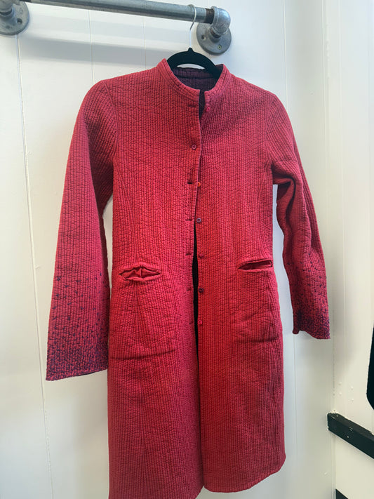 Red Topper Coat