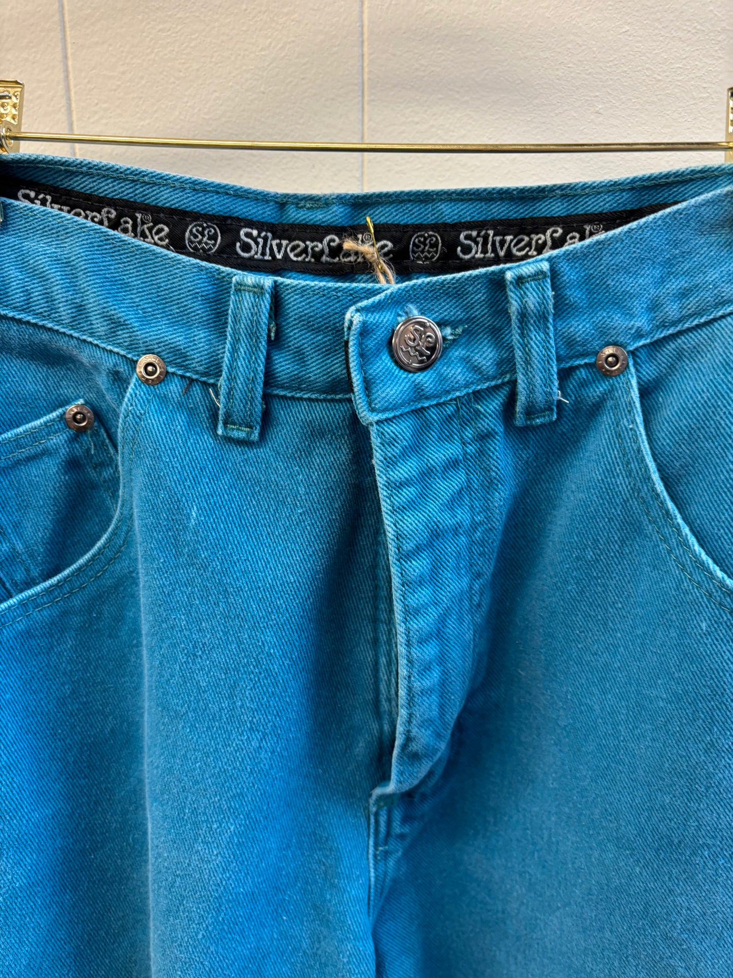 Rare Turquoise Silver Lake Denim