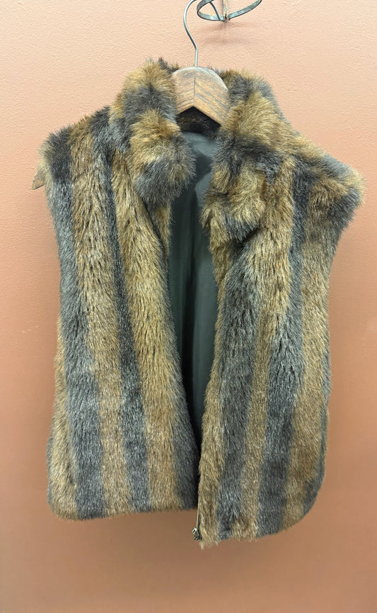 Faux Fur Reversible Vest