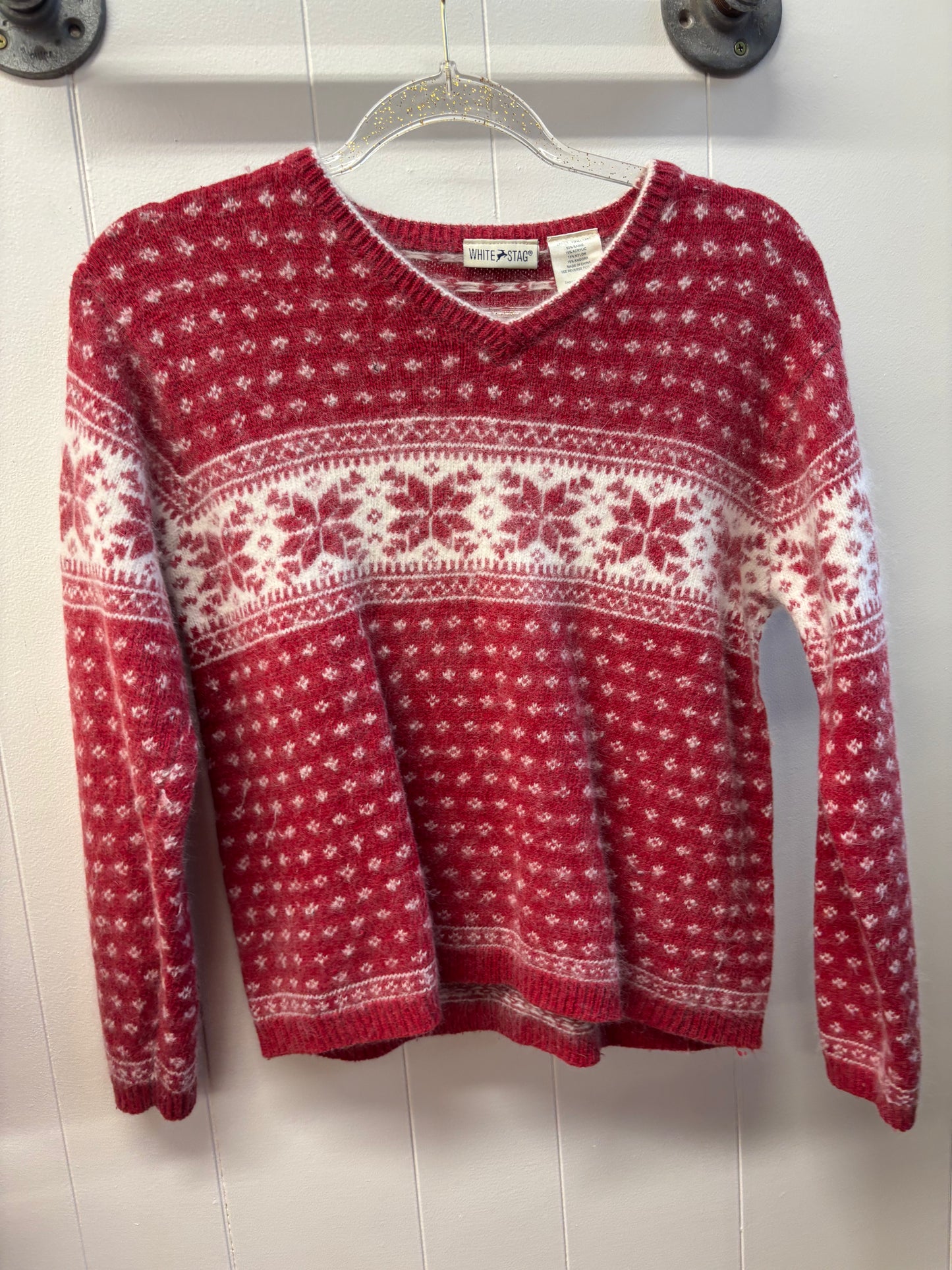 Red & White Holiday Sweater