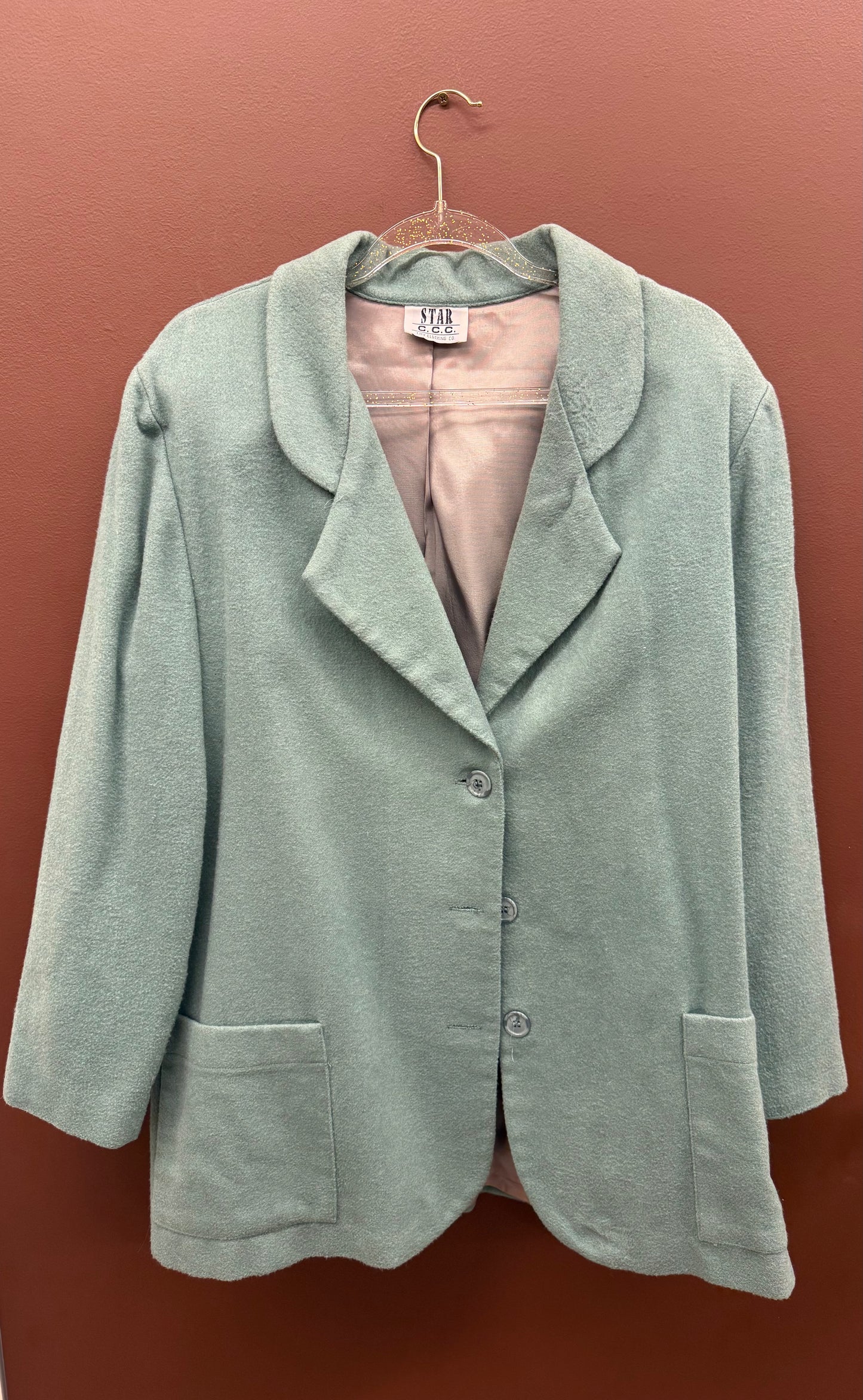 Mint Blazer Coat