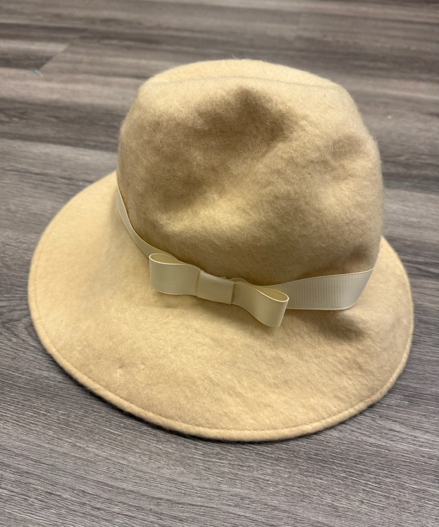 Ivory Wool Felt Hat