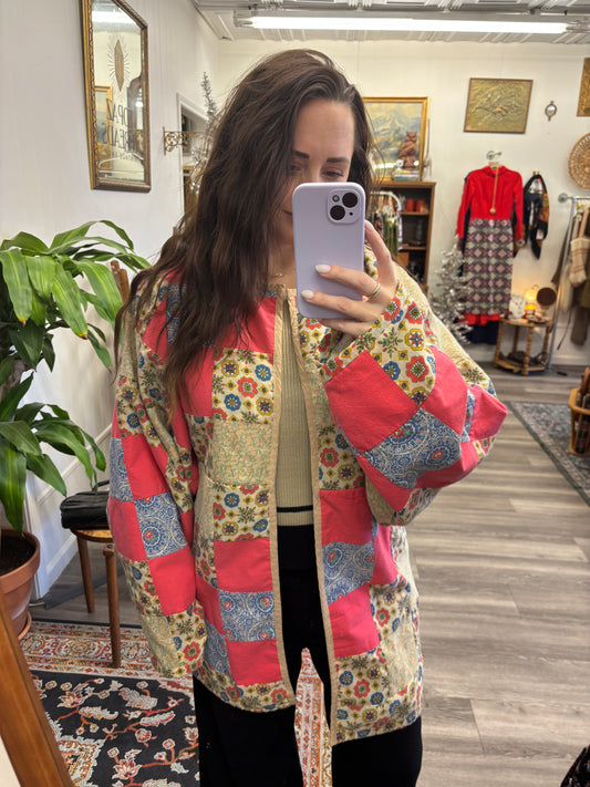 Vintage Quilt Barn Coat