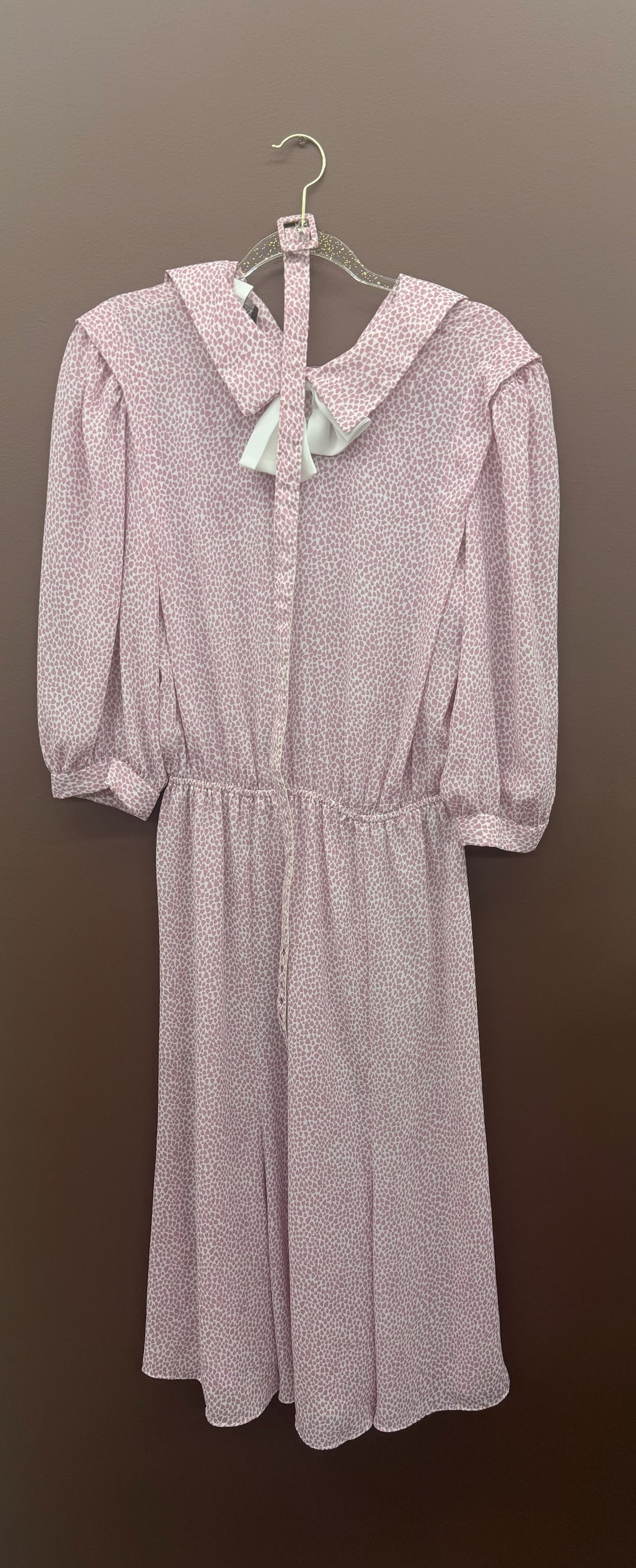 80’s Speckled Mauve Dress